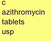 r azithromycin tablets usp