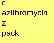 r azithromycin z pack