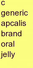 l generic apcalis brand oral jelly