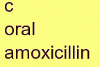 g oral amoxicillin