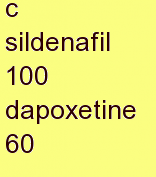 h sildenafil 100 dapoxetine 60