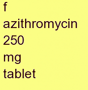 z azithromycin 250 mg tablet