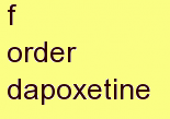 g order dapoxetine