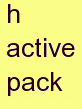 f active pack