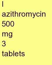 e azithromycin 500 mg 3 tablets