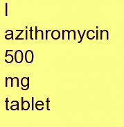 h azithromycin 500 mg tablet