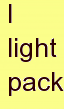 e light pack