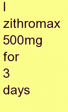 h zithromax 500mg for 3 days