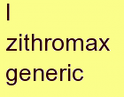 y zithromax generic
