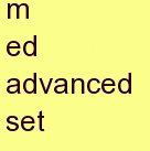 t ed advanced set