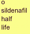 y sildenafil half life