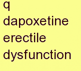 l dapoxetine erectile dysfunction