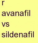 x avanafil vs sildenafil