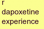 i dapoxetine experience