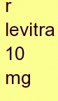 g levitra 10 mg