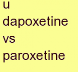k dapoxetine vs paroxetine