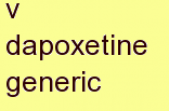 b dapoxetine generic