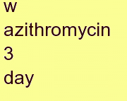 t azithromycin 3 day