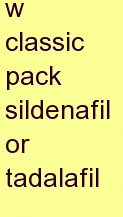 t classic pack sildenafil or tadalafil