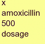 g amoxicillin 500 dosage